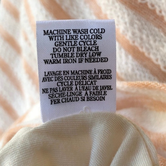 🎉Anthropologie Others Follow Peach Striped Dress - Picture 8 of 9